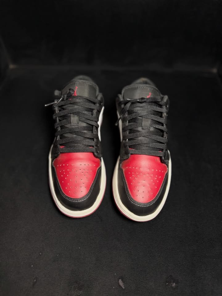 Jordan 1 Low Bred Toe 2.0 - Image 3