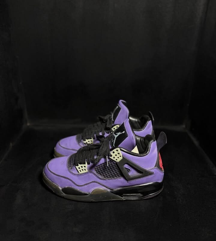Jordan Retro 4 Purple Travis Scott Friends & Family