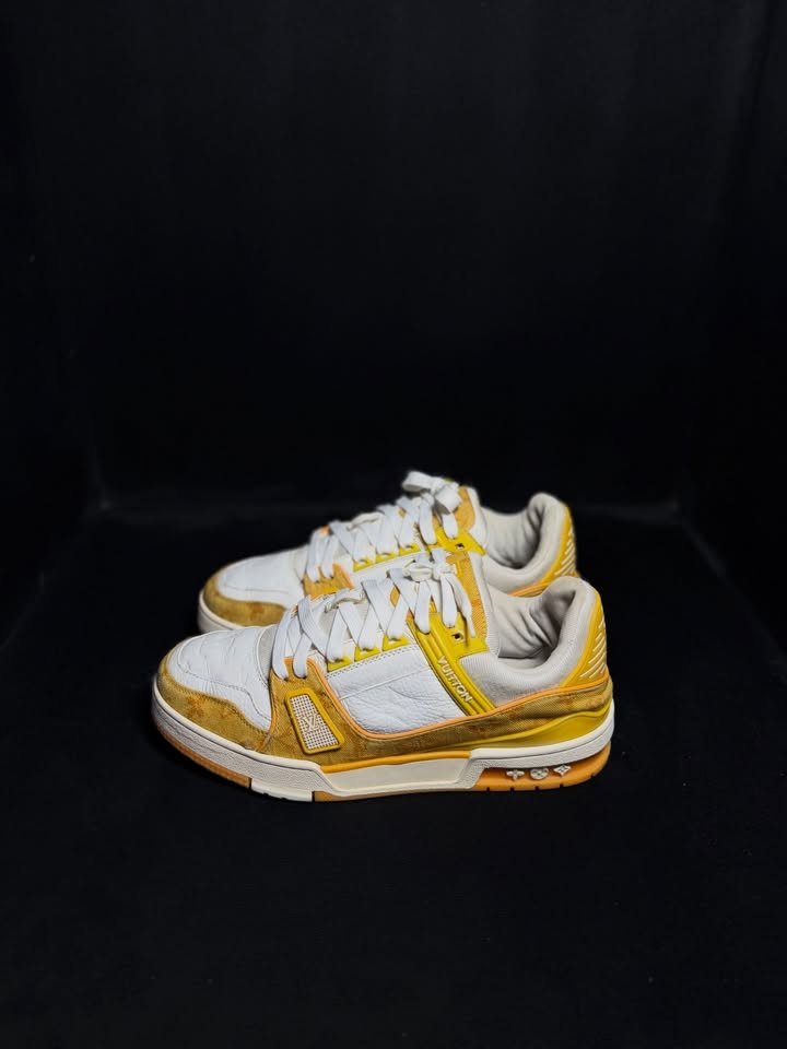 LV Trainer Low Top Sneaker Yellow