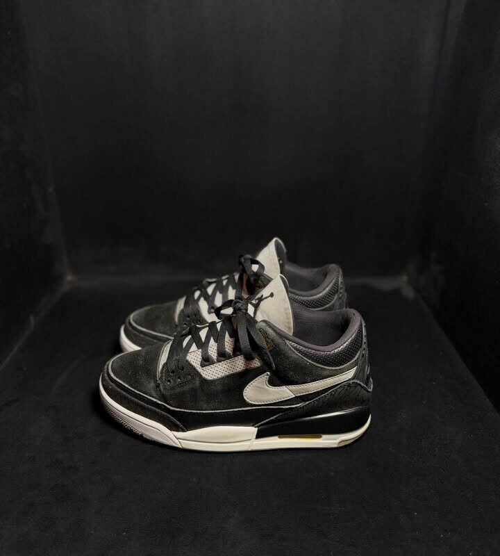 Jordan Retro 3 Tinker Black Cement Gold