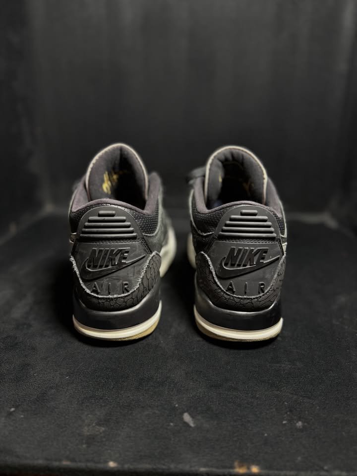 Jordan Retro 3 Tinker Black Cement Gold - Image 5