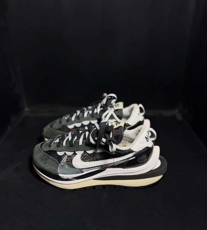 Nike X Sacai VaporWaffle Black White